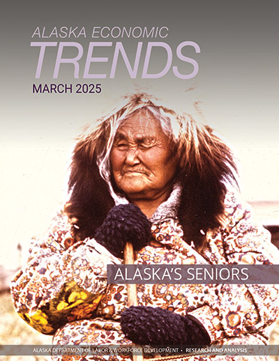 Cover of current Alaska Economic Trends magazine